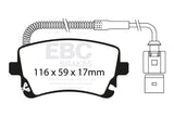EBC 09-11 Audi A6 Quattro 3.0 Supercharged Yellowstuff Rear Brake Pads