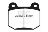 EBC 99-03 Mitsubishi Lancer Evolution 2.0 Turbo Redstuff Rear Brake Pads