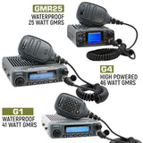 Rugged Radios Jeep Wrangler JL/JLU/Gladiator JT 2-Way GMRS Radio Kit 41 Watt - G1 Waterproof