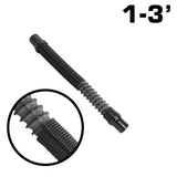 Rugged Radios 1 to 3 Ft MAC-X Expandable Ultra Flex Helmet Air Pumper System Hose by Rugged Radios